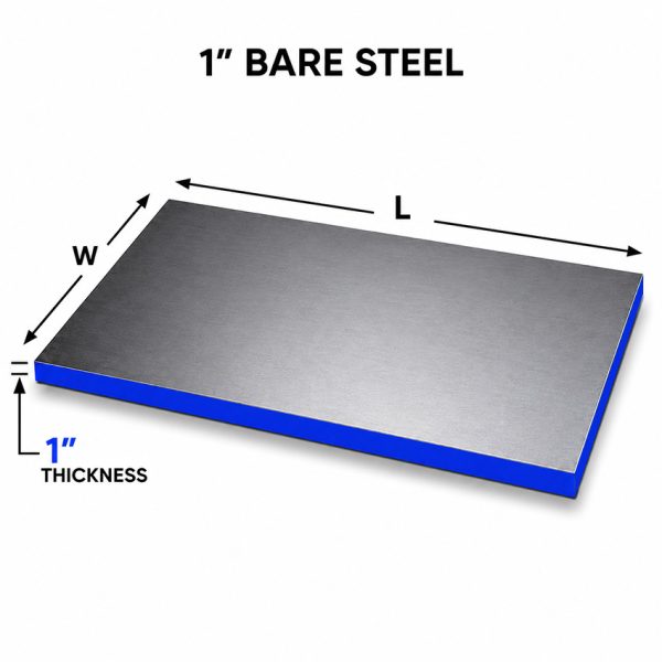 1” bare steel plate A36 – (1.00”)
