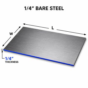 1/4 bare steel plate A36