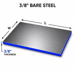 3/8 bare steel plate A36